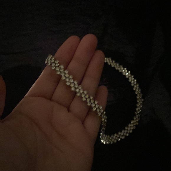 Rhinestone Choker for Grad, Wedding, Summer celebrating sparkles. - Picture 6 of 6